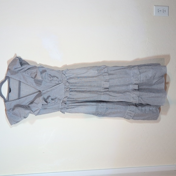 J. Crew Ruffle Sleeve Cotton Voile Dress Size XXS - Picture 3 of 13